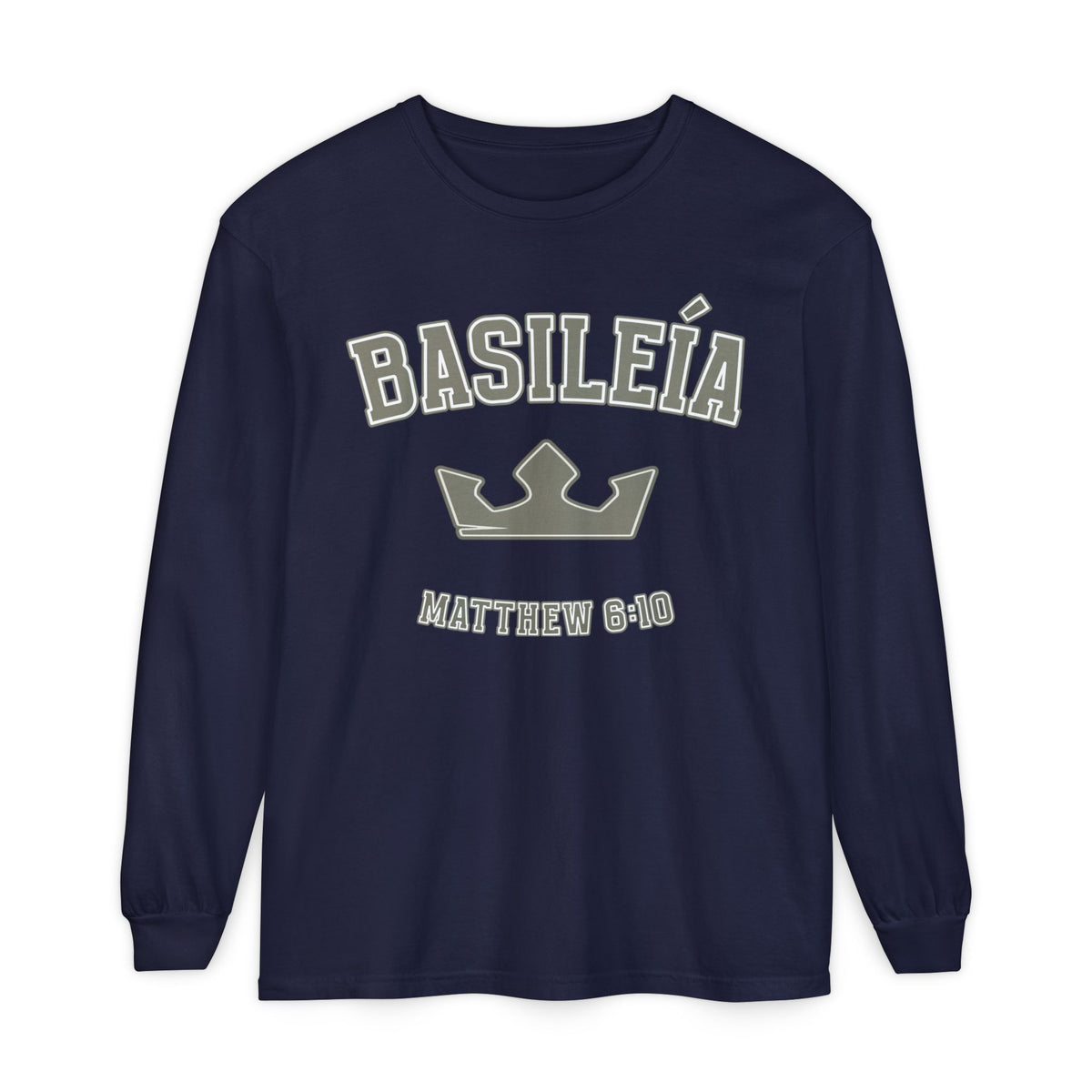 Basileía Crown Mark Long Sleeve Tee