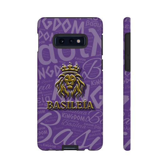 Kingdom of God "Basileía" Samsung Galaxy Purple/Gold Tough Cases