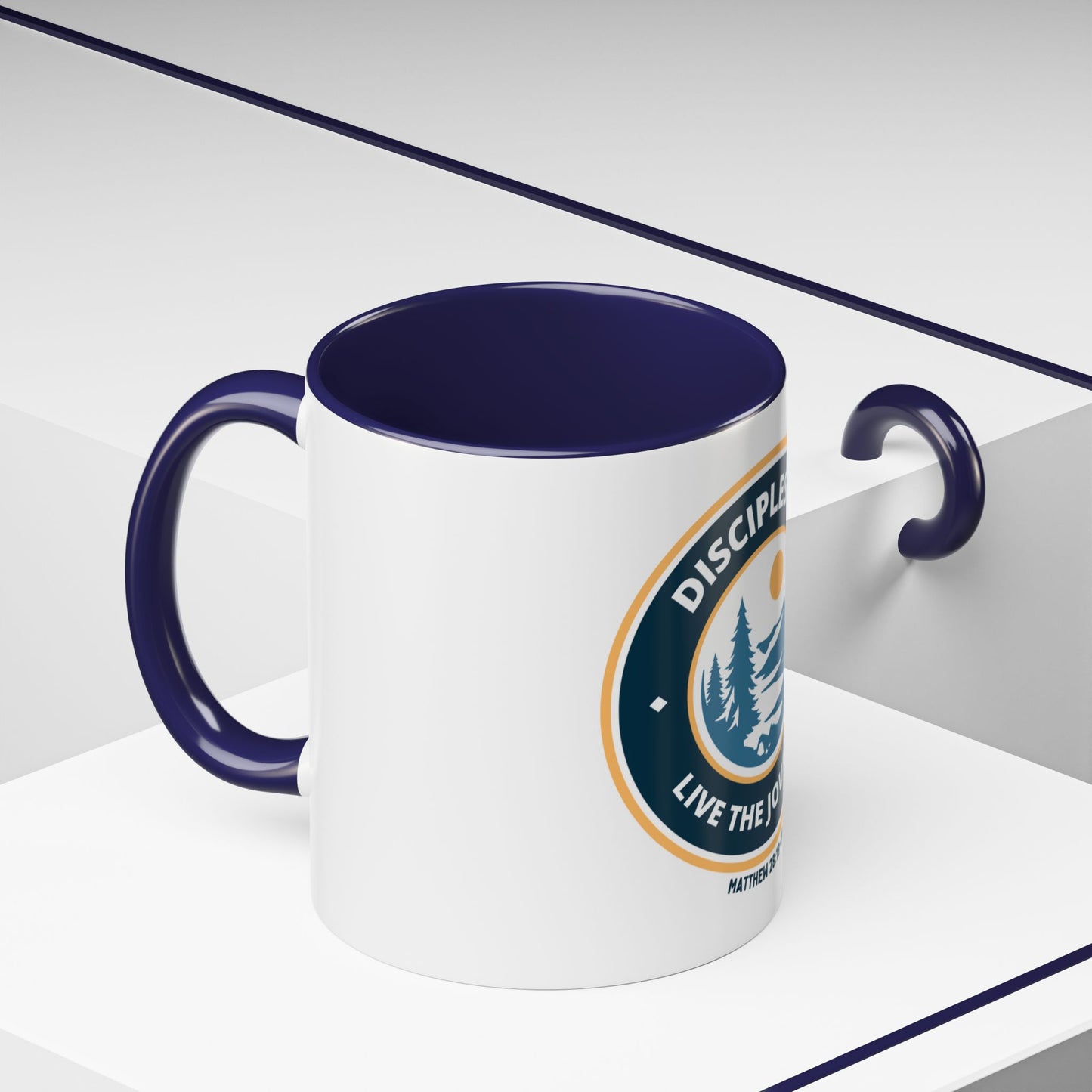 Discipleship: Live the Journey  11oz Accent Coffee Mug