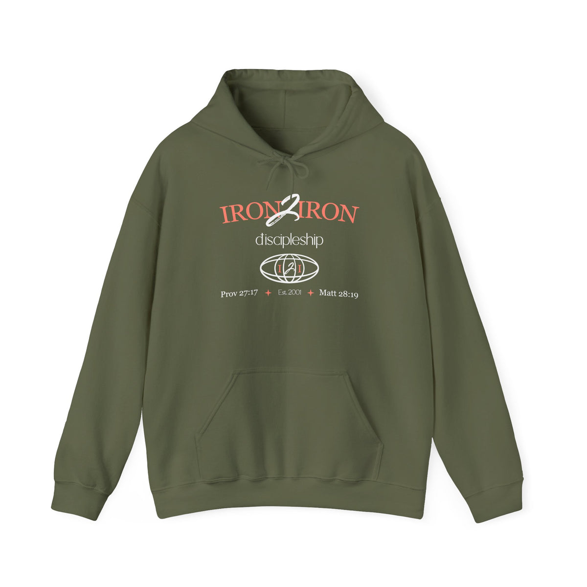 Iron2Iron Discipleship Brand Mark Hoodie