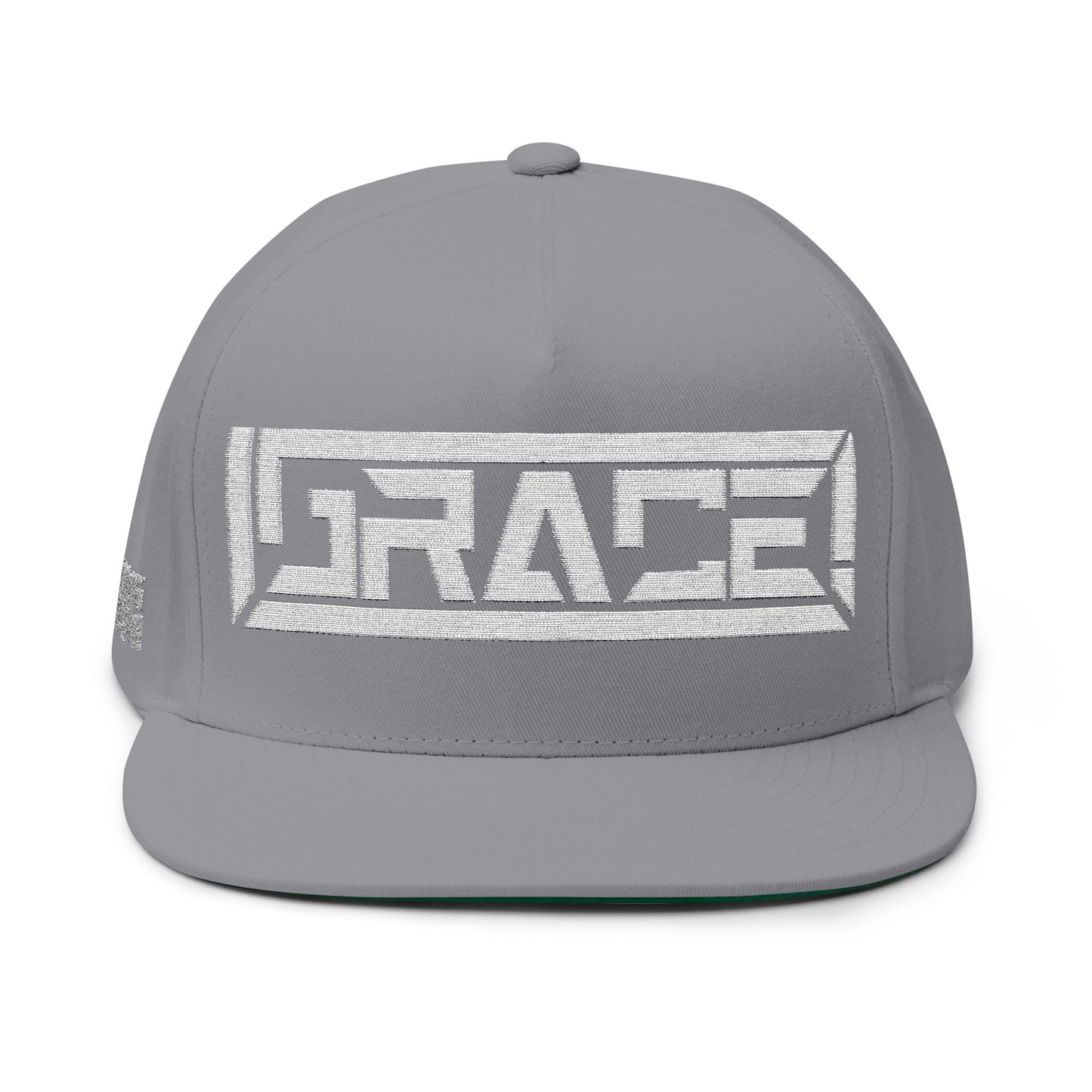 Grace Flat Bill Embroidered Cap