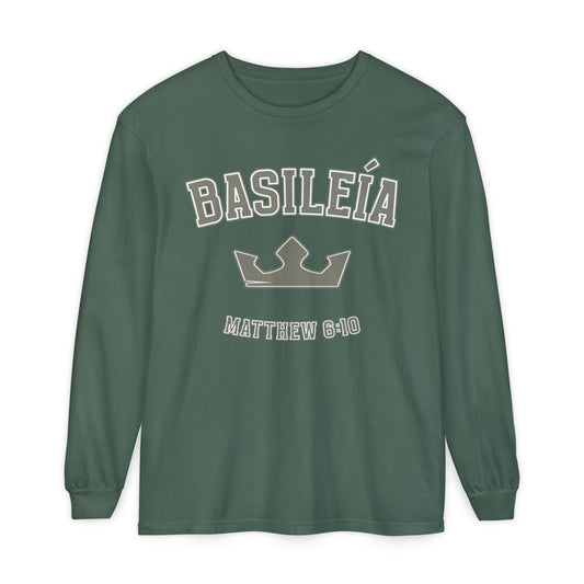 Basileía Crown Mark Long Sleeve Tee